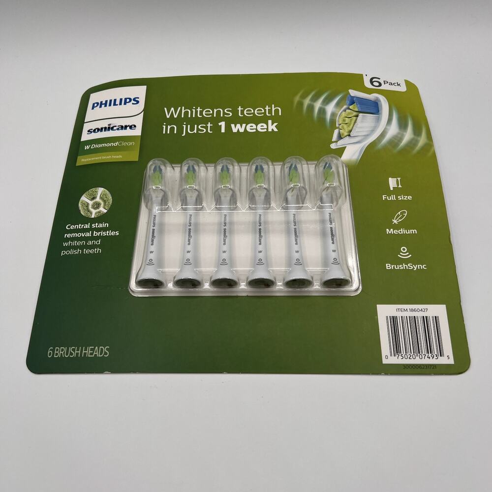PHILIPS Sonicare W DiamondClean Replacement Brush Heads SEALED
